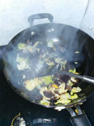 Chinese Cabbage with Fungus recipe