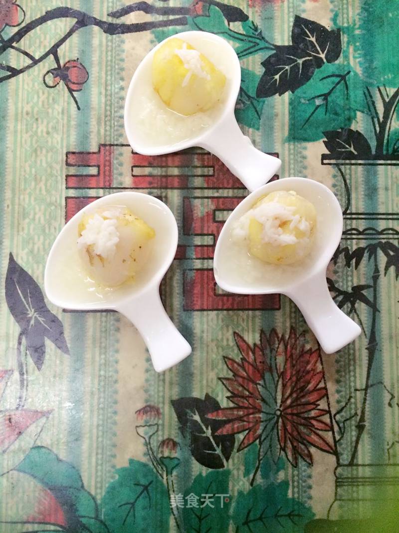 Fermented Yellow Peach and Lychee Ball recipe
