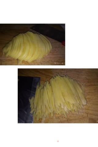 Green Pepper and Potato Shreds recipe