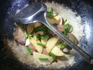 Stir-fried Foie Gras with Rice White recipe