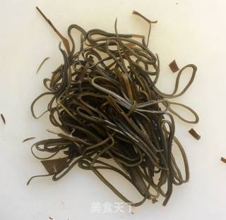 Kelp Shredded with Cold Vegetables recipe