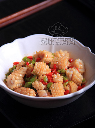 Squid Flower in Oyster Sauce recipe