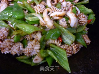 Sauteed Cuttlefish Flower recipe