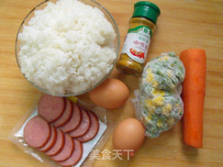 Curry Egg Fried Rice recipe