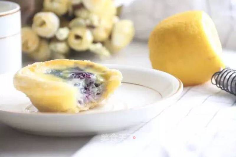 Blueberry Soy Milk Egg Tart recipe