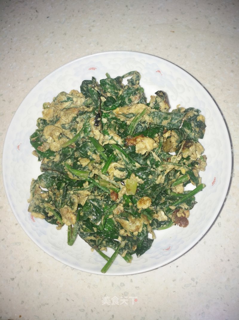 Scrambled Eggs with Spinach recipe
