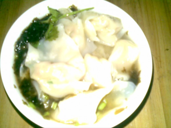 Seaweed and Shrimp Wonton recipe