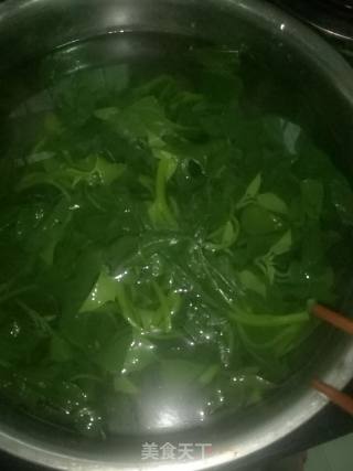 Sweet Potato Leaves Mixed in Brine recipe