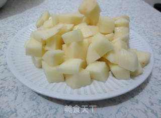 Diced Potatoes with Sauce recipe