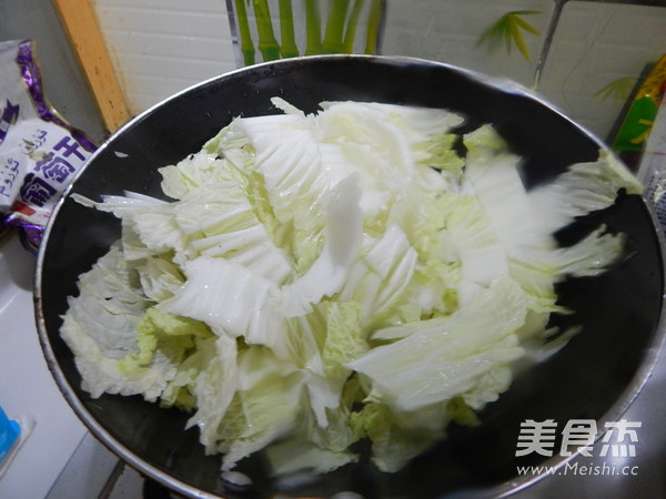 Braised Tofu with Cabbage Vermicelli recipe