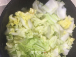 Hangzhou Cabbage Fried Gluten with Oil recipe