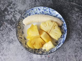 Banana Pineapple Flavored Milk recipe