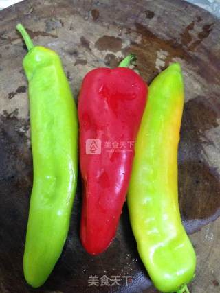 Roasted Peppers Mixed with Eggplant recipe