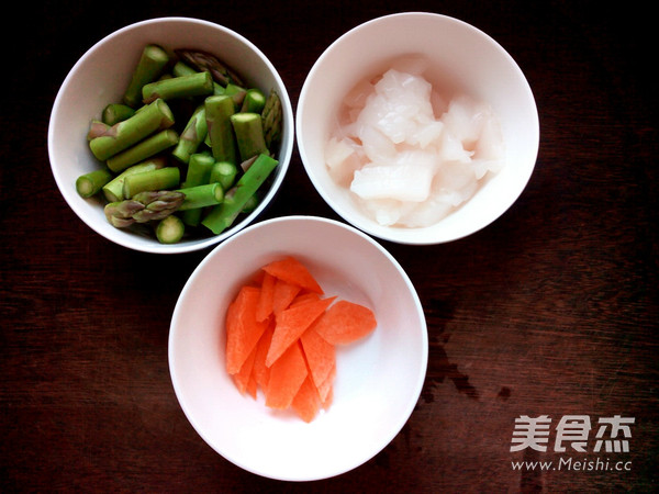Asparagus Squid Flower recipe