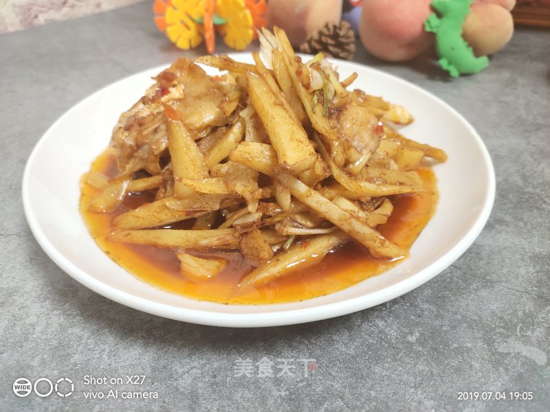 Braised Pansa Fish Fin with Tender Ginger