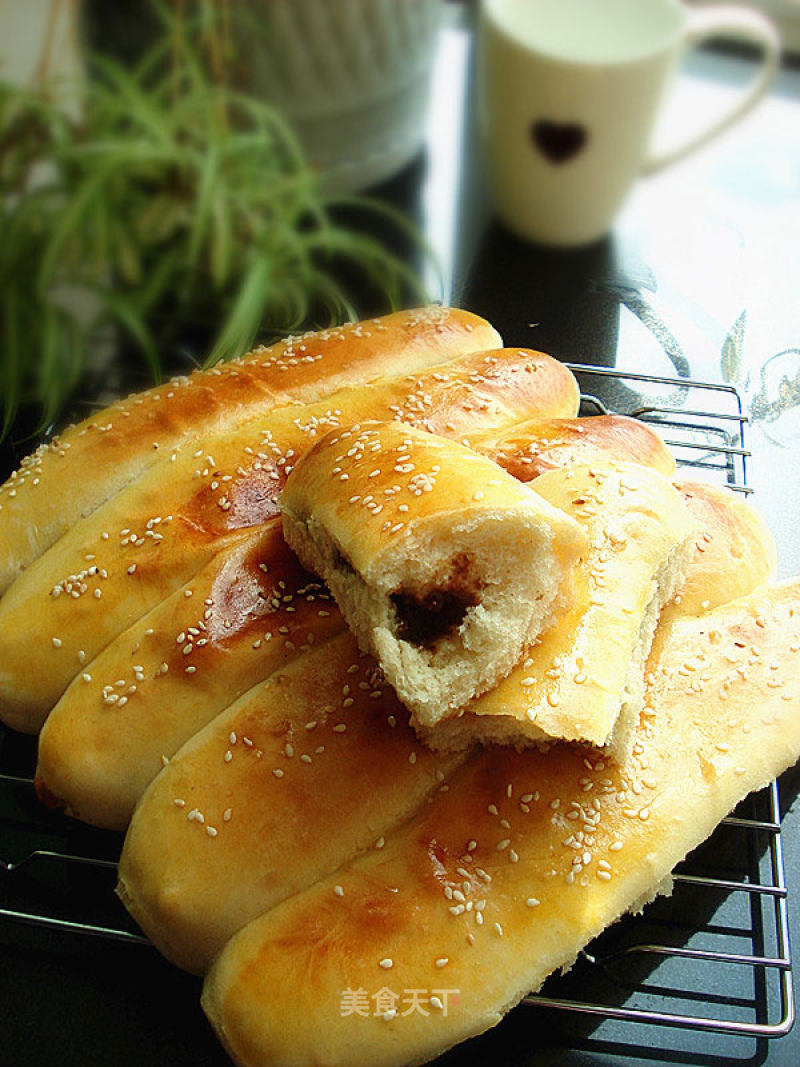 Chinese Bean Paste Buns recipe