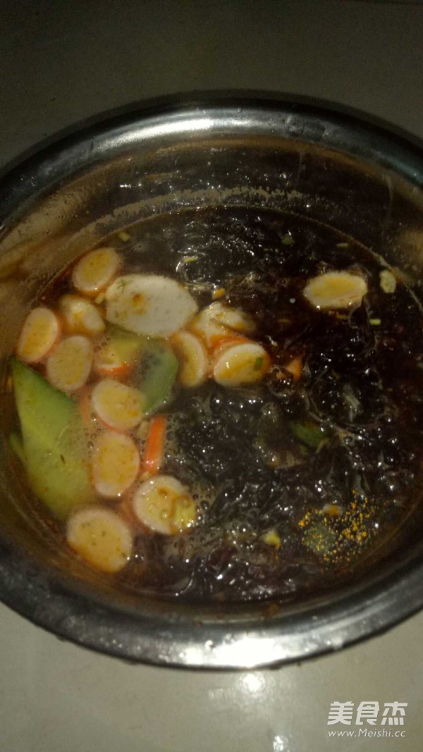 Seaweed Fish Balls and Melon Soup recipe