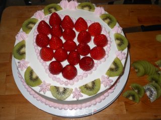 Strawberry Birthday Cake recipe