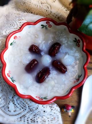 Fresh Longan and Red Date Congee recipe