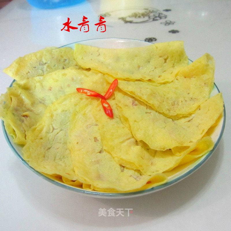 Egg Skin Meat Dumplings recipe