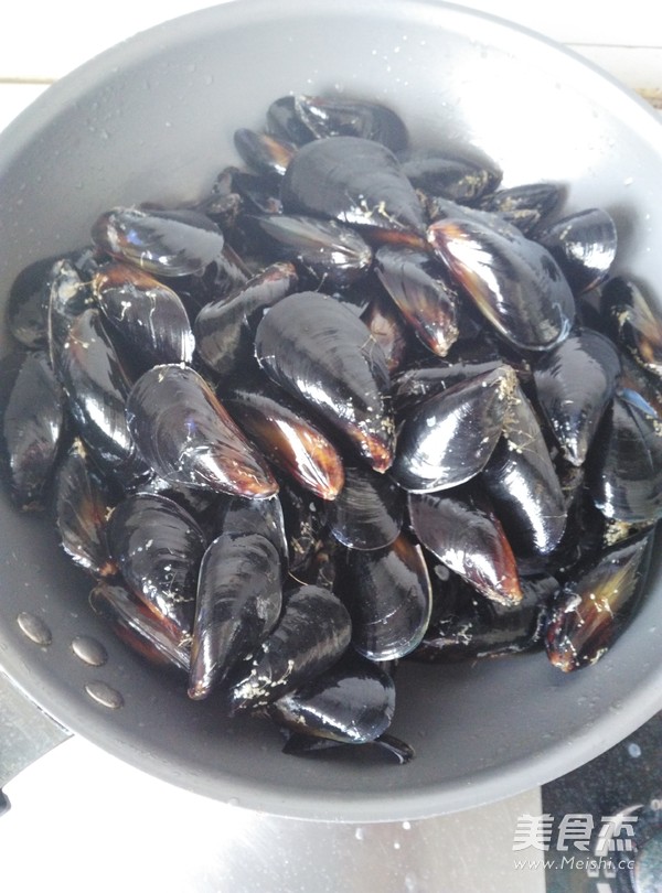 Scallion Oil Mussels recipe