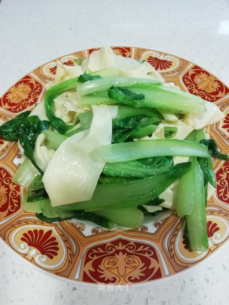Stir-fried Bean Curd with Chinese Cabbage recipe