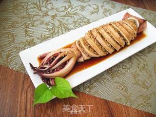 Stuffed Squid with Meat recipe