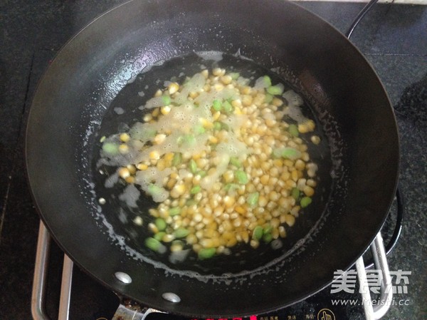 Stir-fried Chicken with Green Beans and Corn recipe