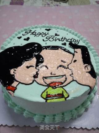 Big Head Son Birthday Cake recipe