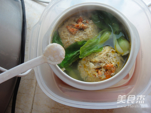 Stewed Crab Noodle Lion's Head recipe