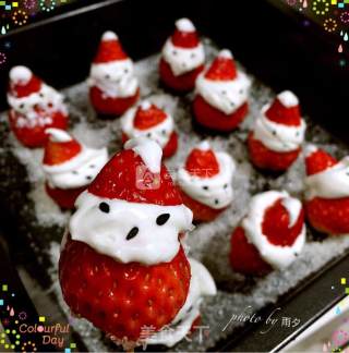 Strawberry Santa recipe