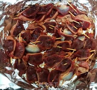 Chicken Gizzard Skewers recipe