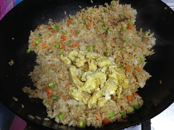 "crab Flavor" Soy Sauce Fried Rice recipe