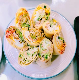 Chicken Cucumber Roll recipe