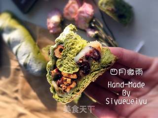 Matcha Mochi Soft European Buns recipe