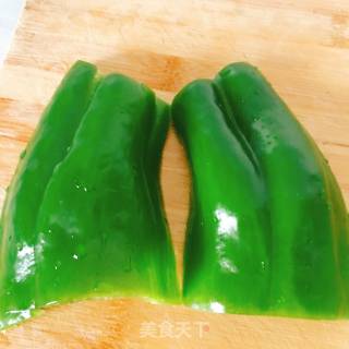 Scrambled Eggs with Green Pepper recipe