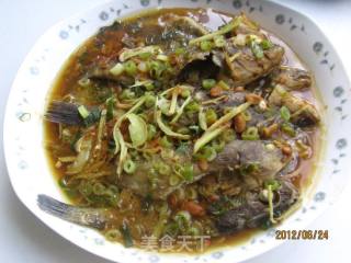 Steamed Small Sea Fish in Sauce recipe