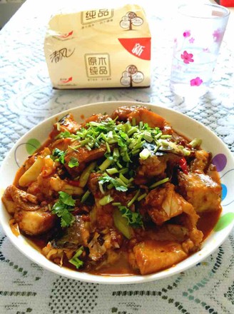 Spicy Braised Fish Pieces recipe