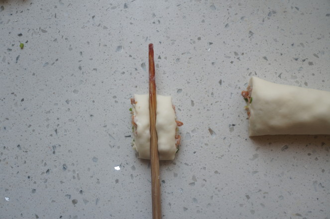 Ham and Scallion Roll recipe