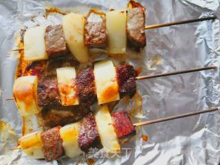 Potato Beef Skewers recipe