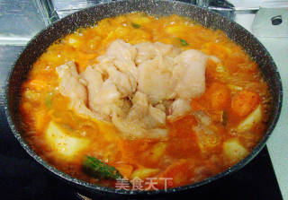 Red Curry with Boiled Potatoes and Chicken Breast recipe