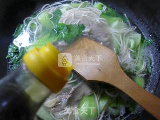 Green Vegetable Beef Soba Noodles recipe