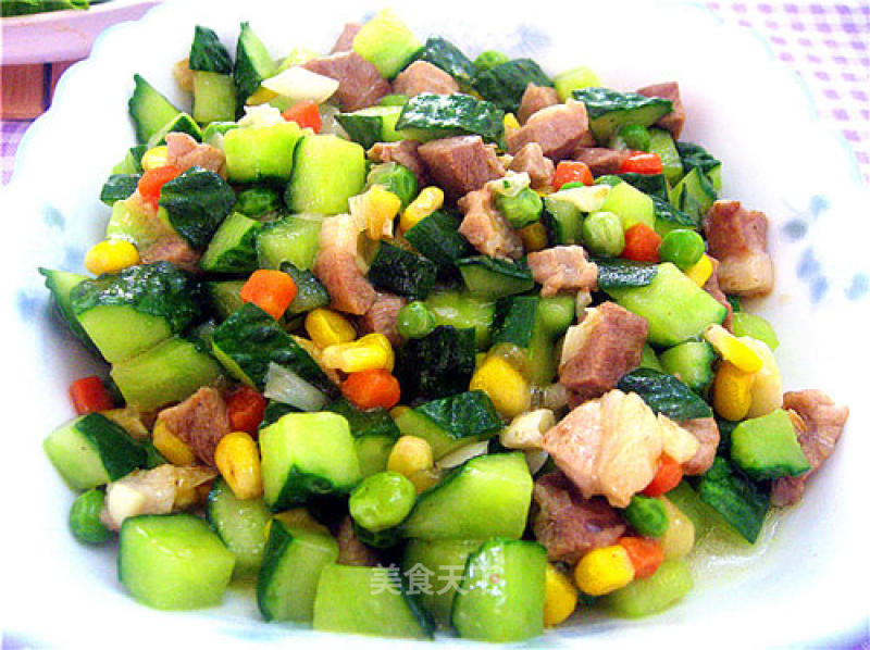 Colorful Family Fried Ding recipe