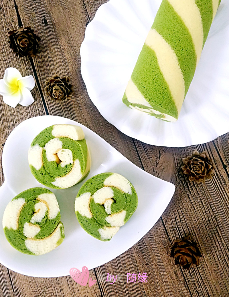 Two-tone Towel Cake Roll recipe