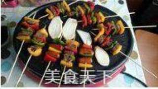 Colorful Beef Skewers recipe