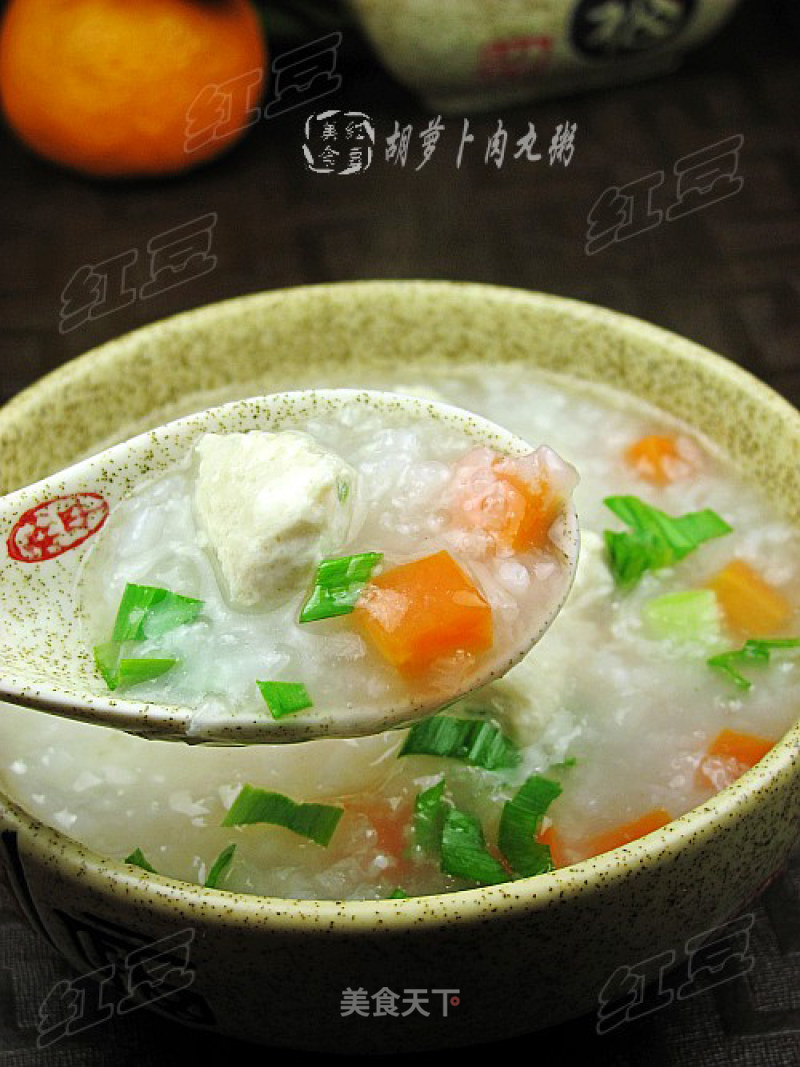 Carrot Meatball Porridge recipe