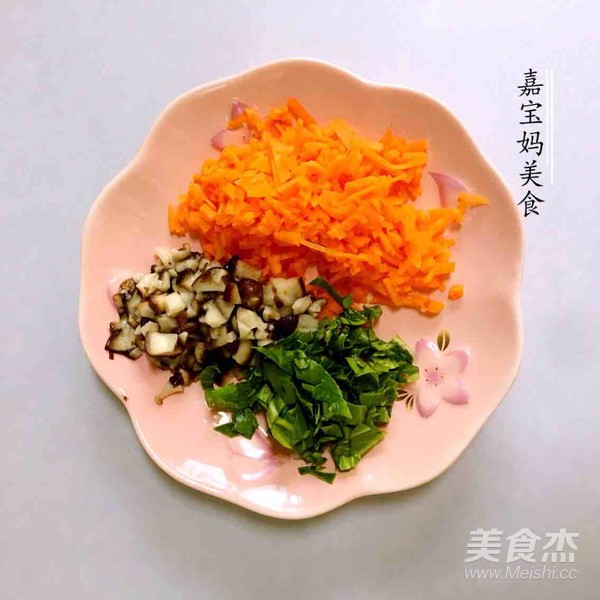 Salmon Vegetable Rice Ball recipe