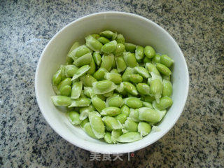 Olive Vegetables Mixed with Edamame recipe