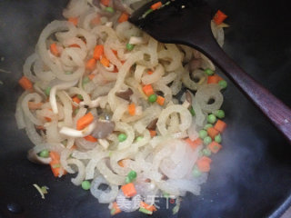 Stir-fried Pork Skin with Double Sauce recipe