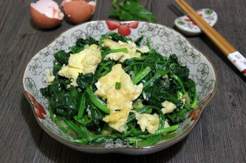 Scrambled Eggs with Spinach recipe